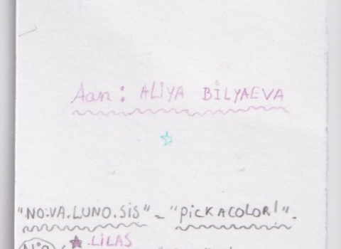 N°9 (back) - to Aliya Bilyaeva