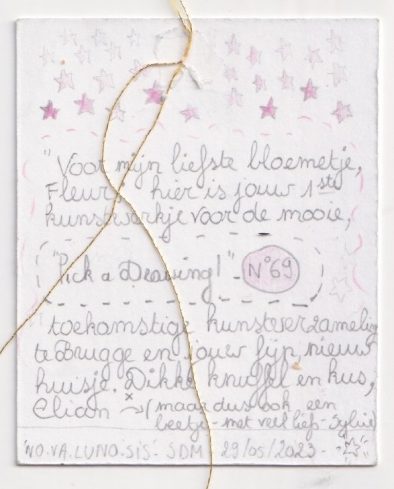 'Pick a Color!' - Prelude: N°69 (back) - to Fleur Lagrange from Elian